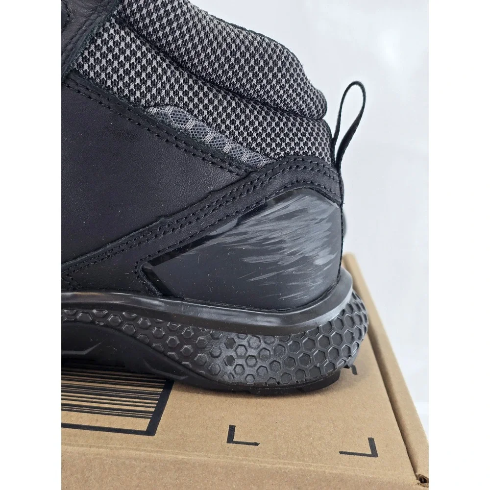 Timberland PRO Reaxion Composite Toe Work Boots Mens 9W Black Waterproof -Good